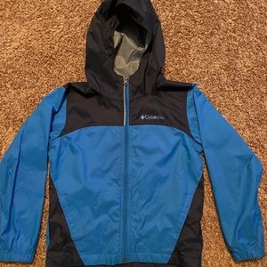Boys lightweight Columbia Rain Jacket Small 8